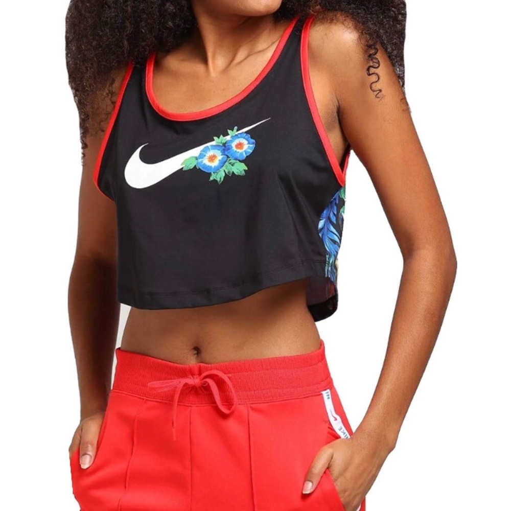 NWT Nike Tropical Crop Top Size Large